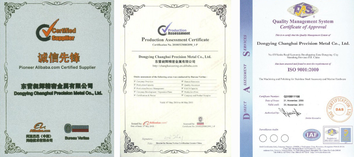 Warmly congratulate Dongying Chang Hui Precision Metal Co., Ltd.